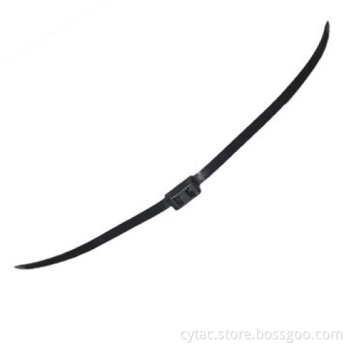 Plastic handcuff for police officer use